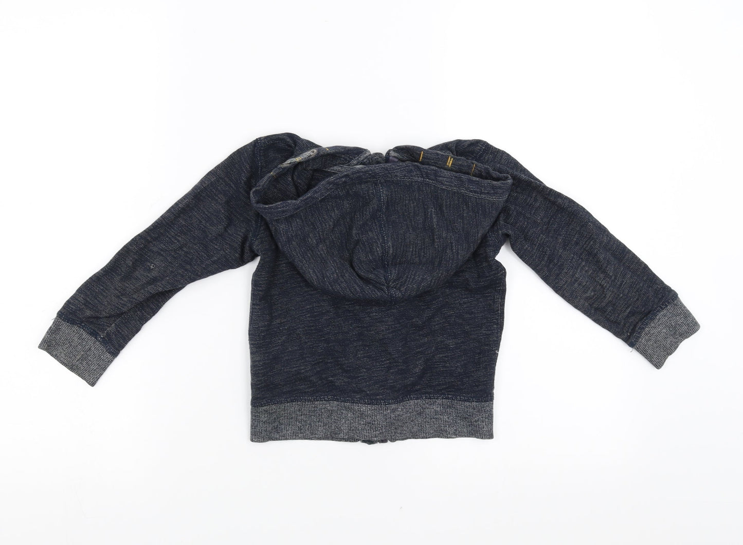H&M Boys Blue   Full Zip Hoodie Size 3-4 Years