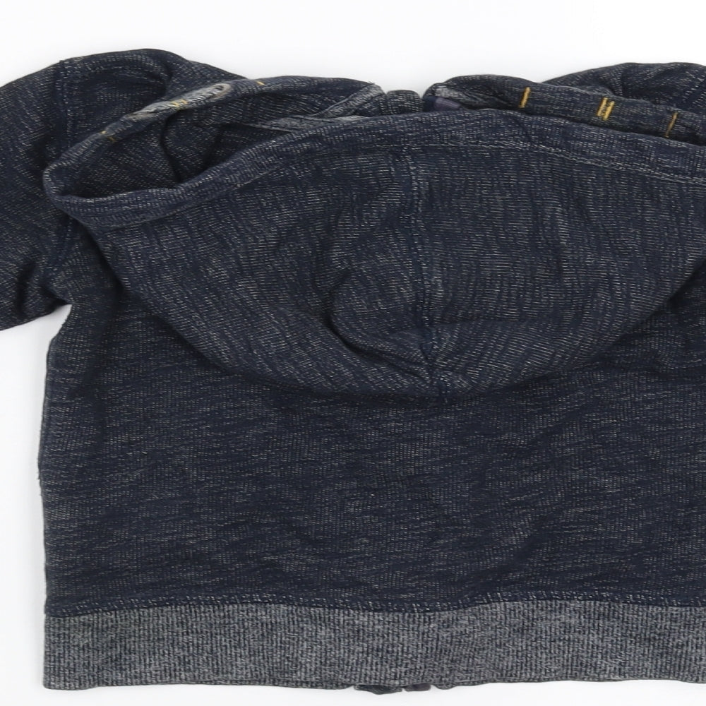 H&M Boys Blue   Full Zip Hoodie Size 3-4 Years