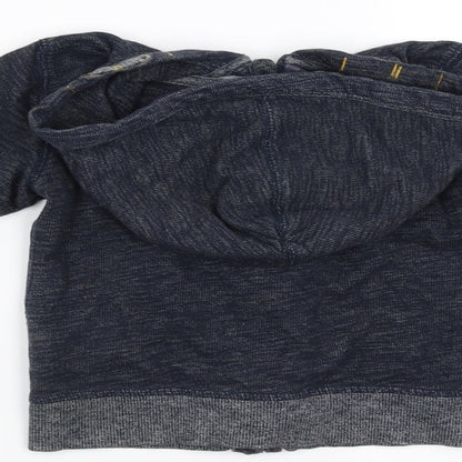 H&M Boys Blue   Full Zip Hoodie Size 3-4 Years