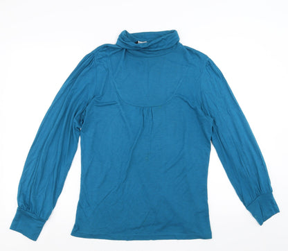 Womens UK Size 14 Wardrobe Blue Basic Blouse