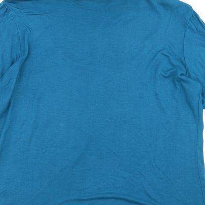 Womens UK Size 14 Wardrobe Blue Basic Blouse