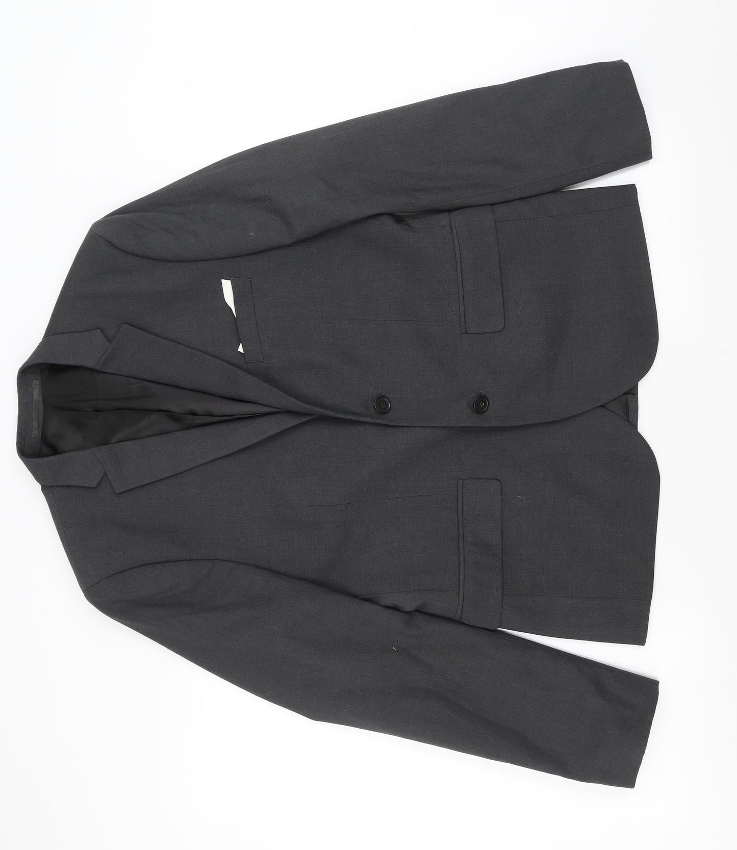 Mens UK Size 38 H&M Regular Grey Suit Jacket