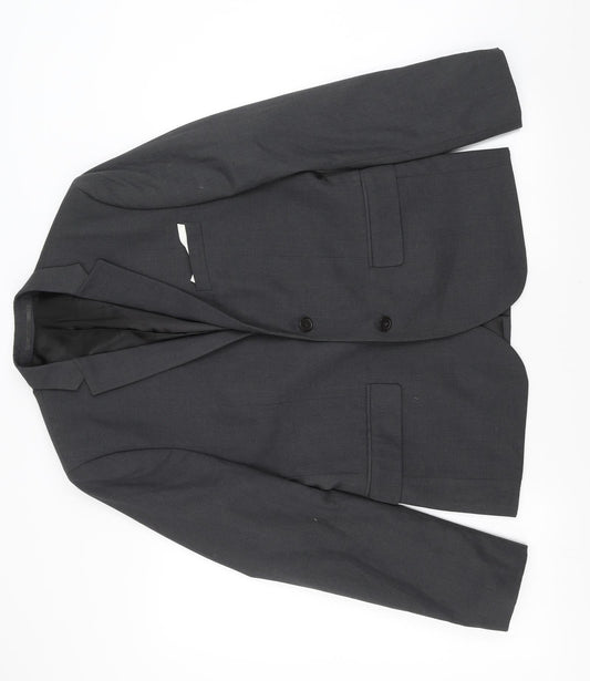 Mens UK Size 38 H&M Regular Grey Suit Jacket