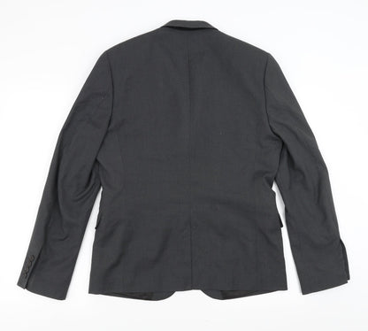 Mens UK Size 38 H&M Regular Grey Suit Jacket