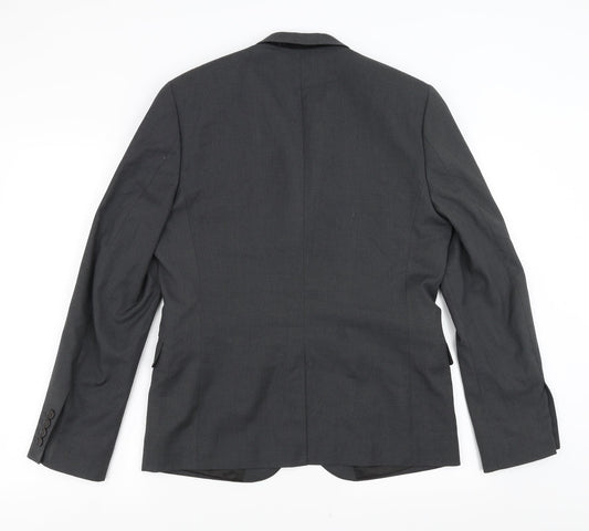 Mens UK Size 38 H&M Regular Grey Suit Jacket