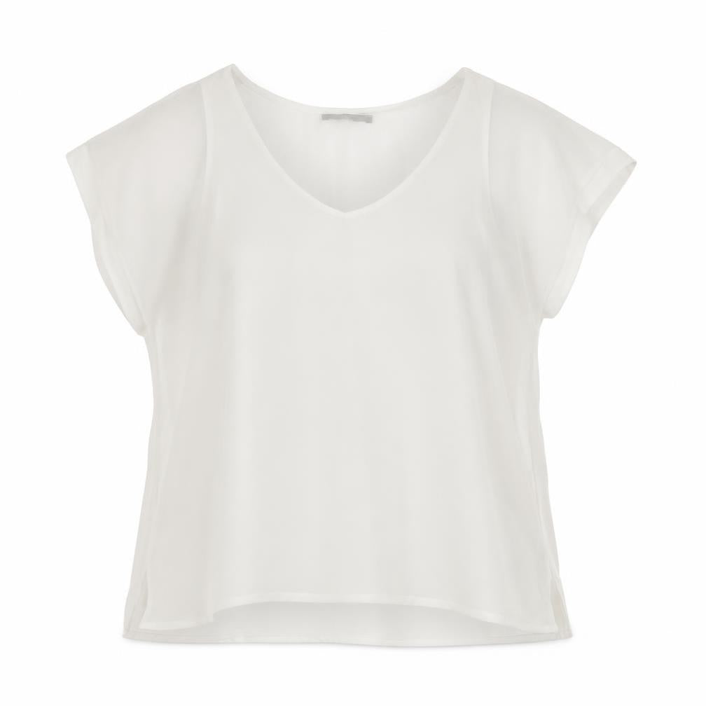 Womens UK Size 14 Marks and Spencer White Basic Blouse