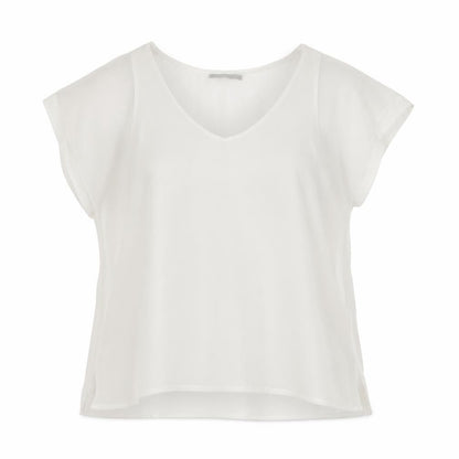 Womens UK Size 14 Marks and Spencer White Basic Blouse