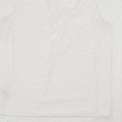 Womens UK Size 14 Marks and Spencer White Basic Blouse