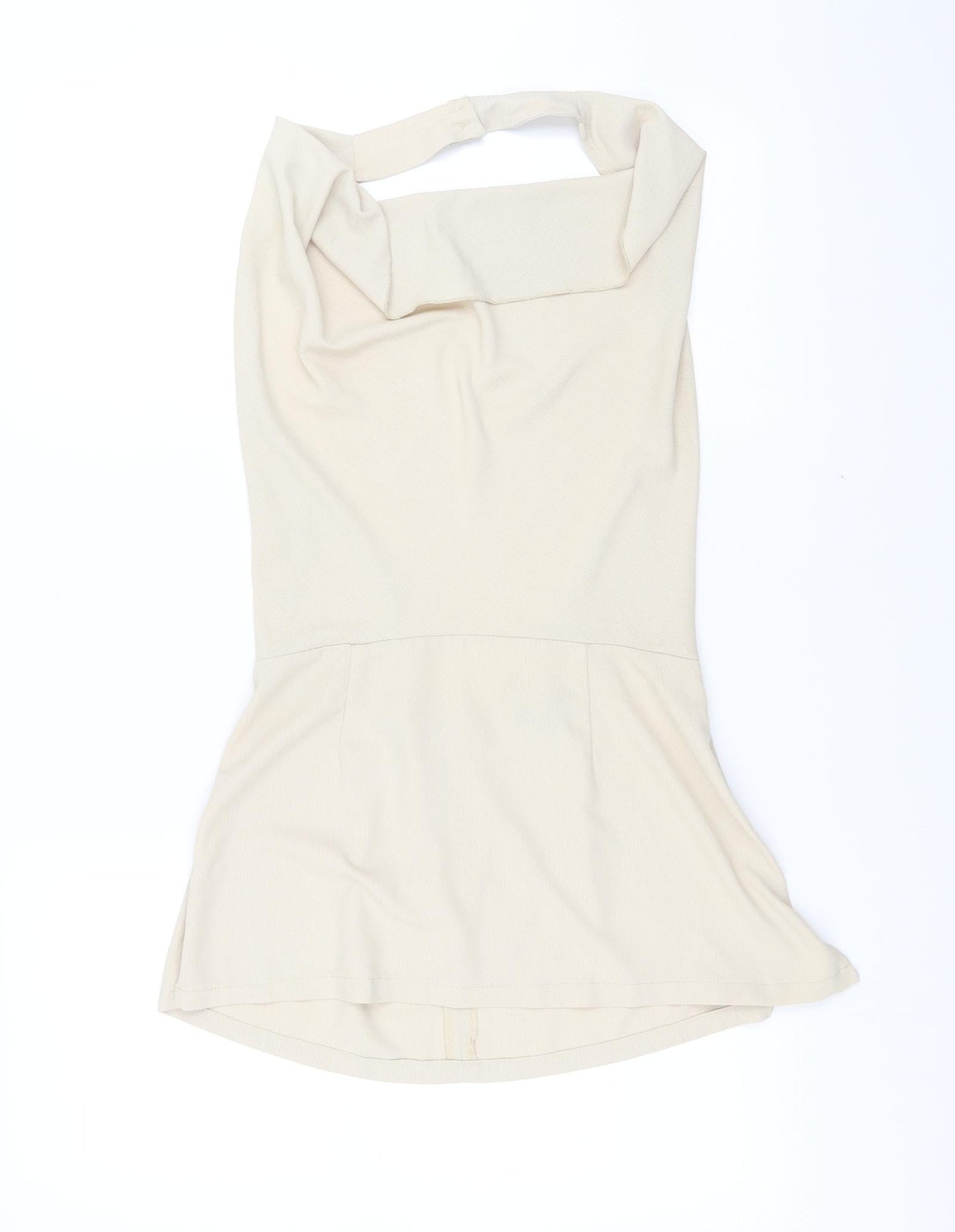 Missguided Womens Beige   Mini  Size 8  - Open back