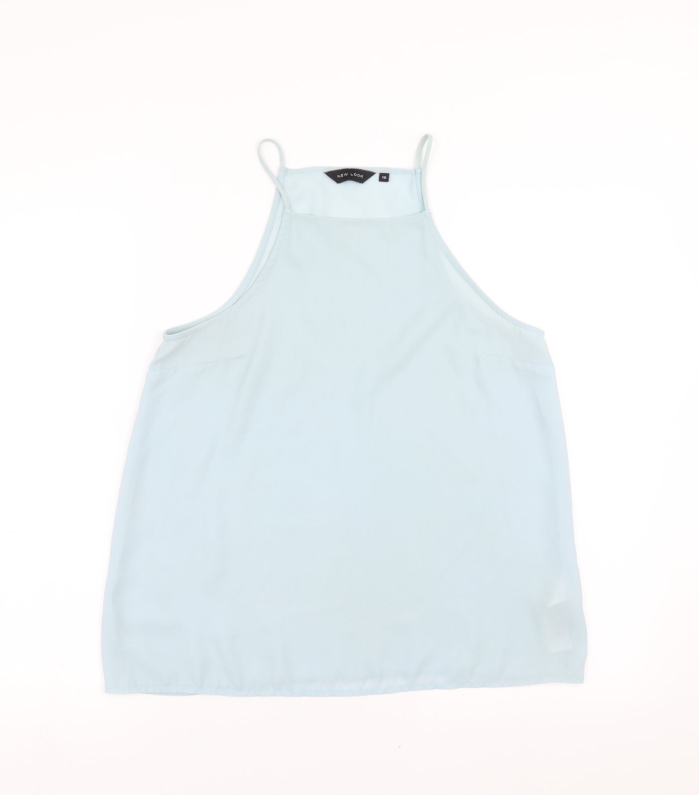 Womens UK Size 10 New Look Blue Camisole Blouse