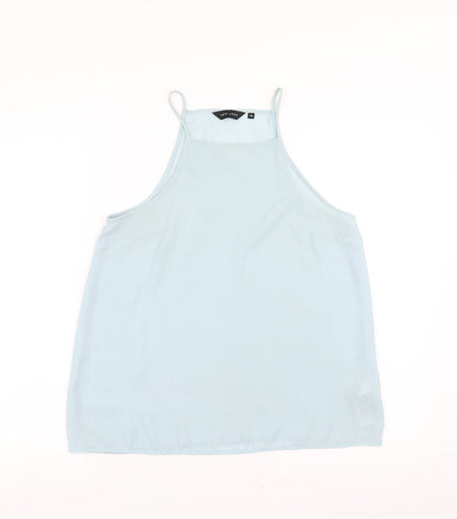 Womens UK Size 10 New Look Blue Camisole Blouse