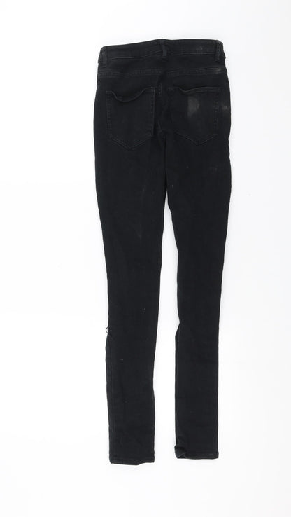 Divided by H&M Womens Black  Denim Skinny Jeans Size 6 L28 in