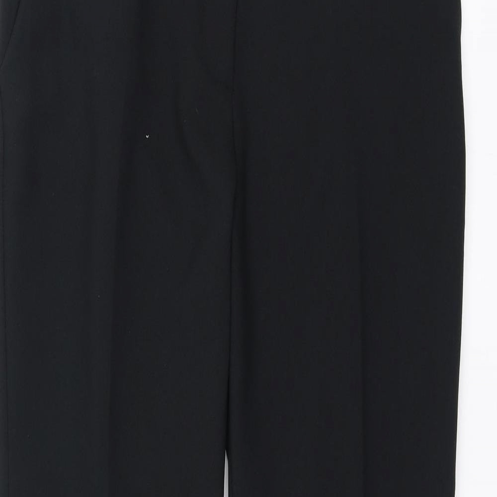 Womens UK Size 10 ASOS Regular Fit  Black Trousers