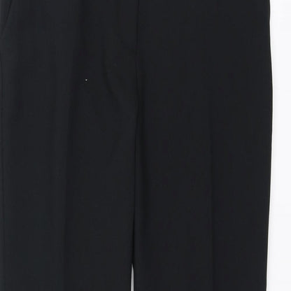 Womens UK Size 10 ASOS Regular Fit  Black Trousers