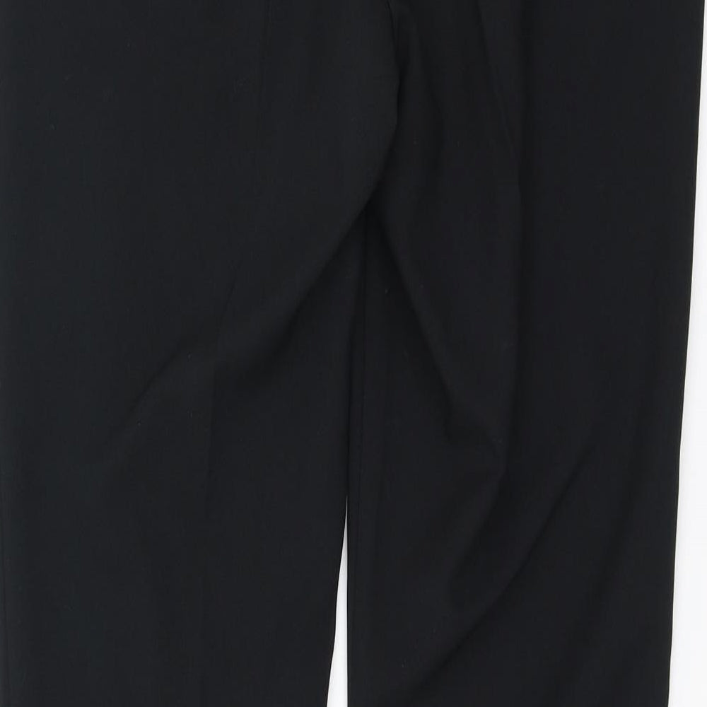 Womens UK Size 10 ASOS Regular Fit  Black Trousers