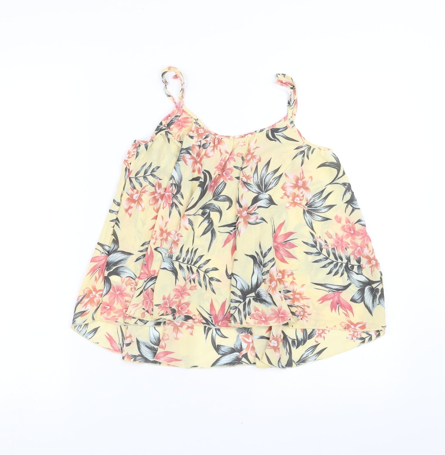 Womens UK Size 4 H&M Yellow Camisole Blouse