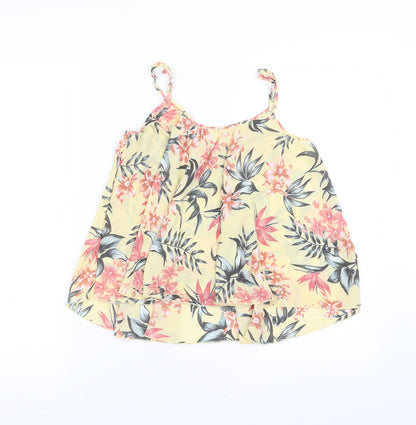 Womens UK Size 4 H&M Yellow Camisole Blouse