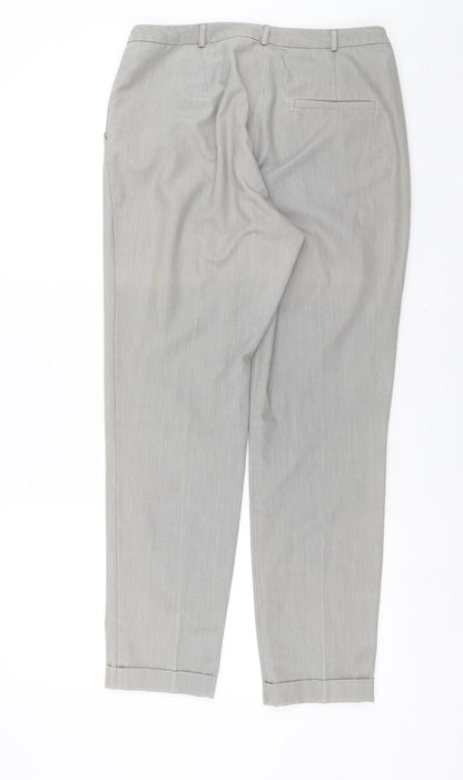 Womens UK Size 10 ASOS Regular Fit  Grey Trousers