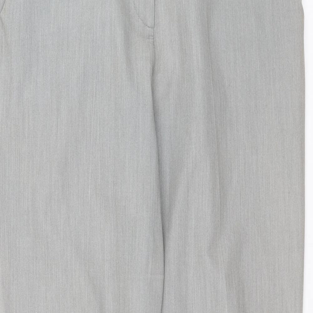 Womens UK Size 10 ASOS Regular Fit  Grey Trousers