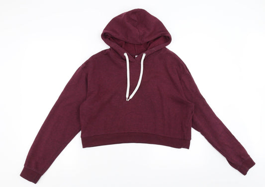 Womens UK Size M Divided by H&M Purple Pullover Hoodie