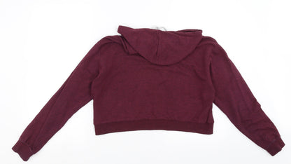 Womens UK Size M Divided by H&M Purple Pullover Hoodie