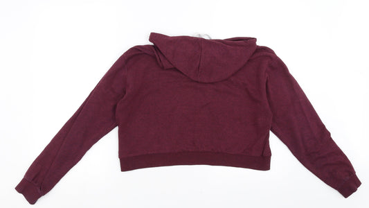 Womens UK Size M Divided by H&M Purple Pullover Hoodie