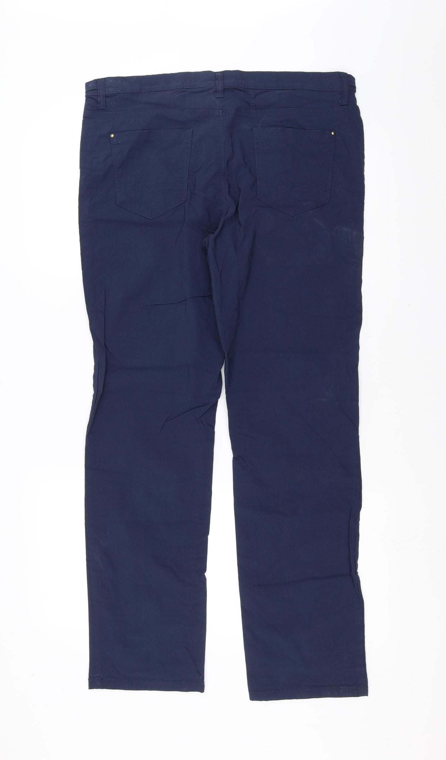 Yessica Womens Blue   Trousers  Size 18 L30 in