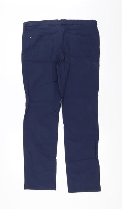 Yessica Womens Blue   Trousers  Size 18 L30 in