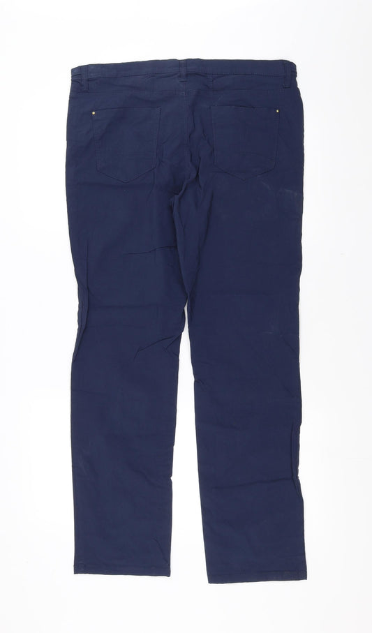 Yessica Womens Blue   Trousers  Size 18 L30 in