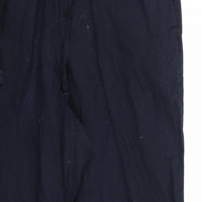 Womens UK Size XS H&M Regular Fit  Blue Trousers