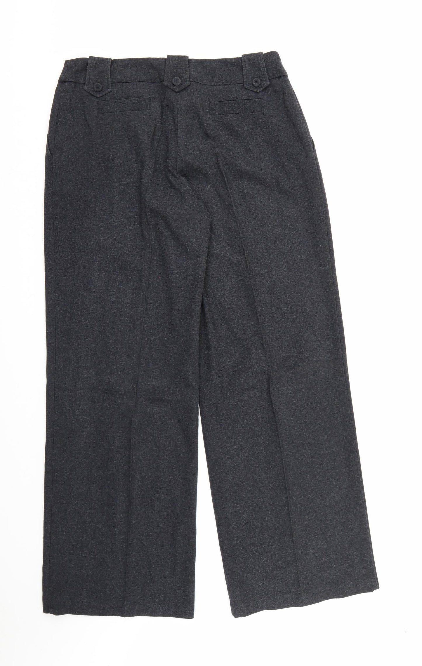 Womens UK Size 14 Evie Collection Regular Fit Dress Pants Grey Trousers