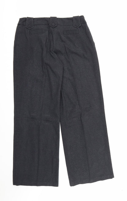Womens UK Size 14 Evie Collection Regular Fit Dress Pants Grey Trousers