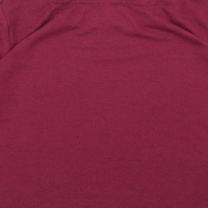 Isle Essentials Womens Purple  Knit Pullover Jumper Size 14