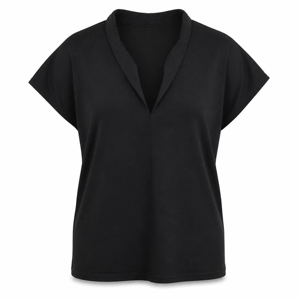 Womens UK Size M H&M Black Basic Blouse