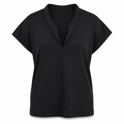 Womens UK Size M H&M Black Basic Blouse