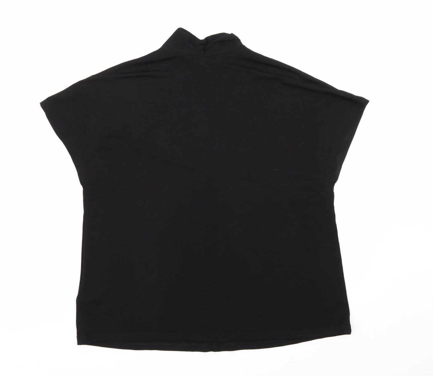 Womens UK Size M H&M Black Basic Blouse