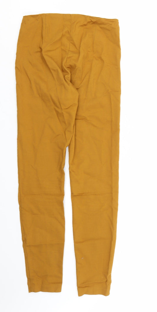 Womens UK Size 8 H&M Regular Fit Jegging Brown Trousers