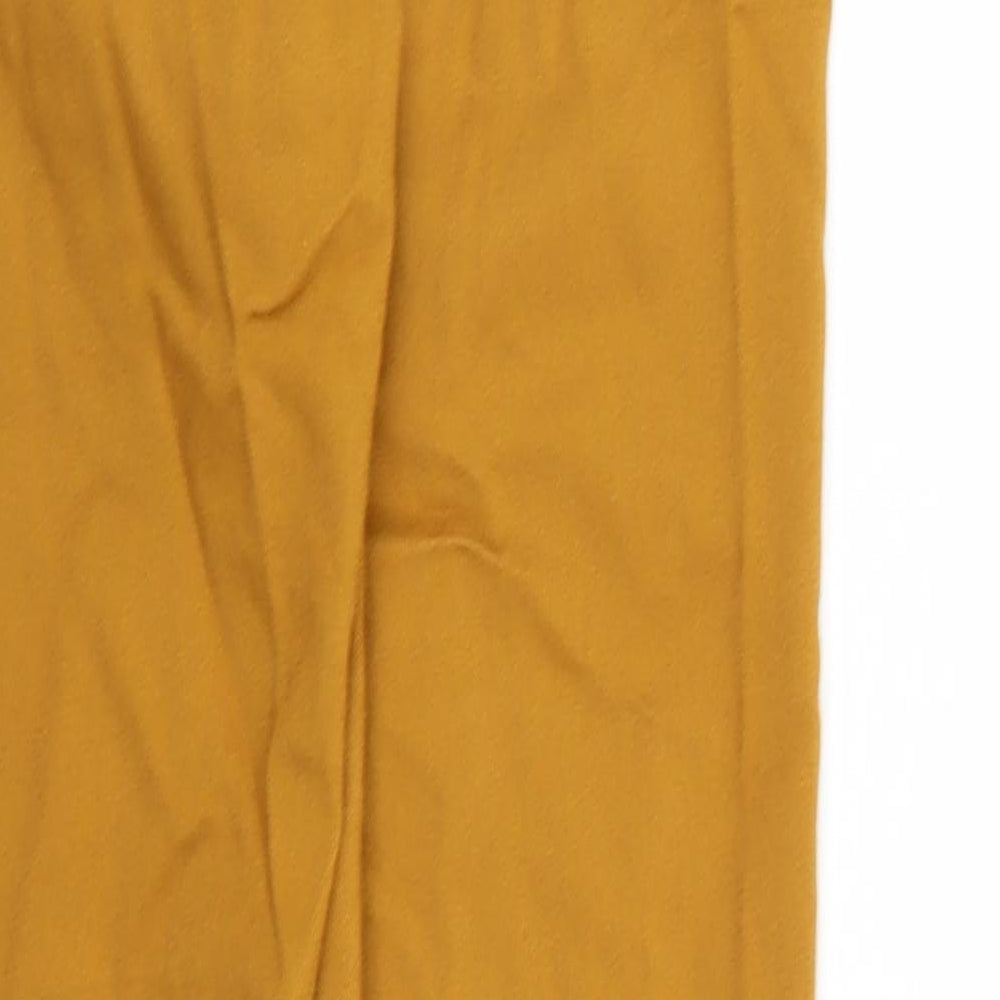 Womens UK Size 8 H&M Regular Fit Jegging Brown Trousers