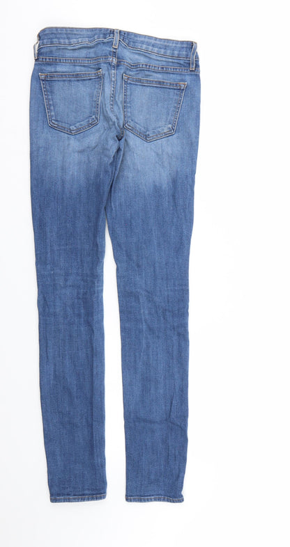 Rich & Skinny Womens Blue  Denim Skinny Jeans Size 24 in L30 in