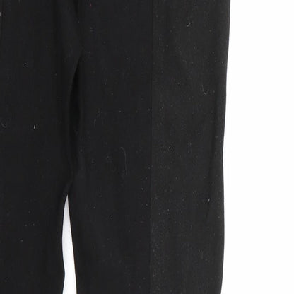 MNG SUIT Womens Black   Pedal Pusher Trousers Size XS L27 in