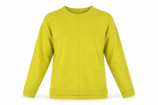 PEP&CO Womens Yellow  Knit Pullover Jumper Size 8