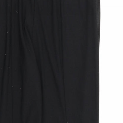 Womens UK Size 10 PRETTYLITTLETHING Regular Fit Jogger Black Trousers