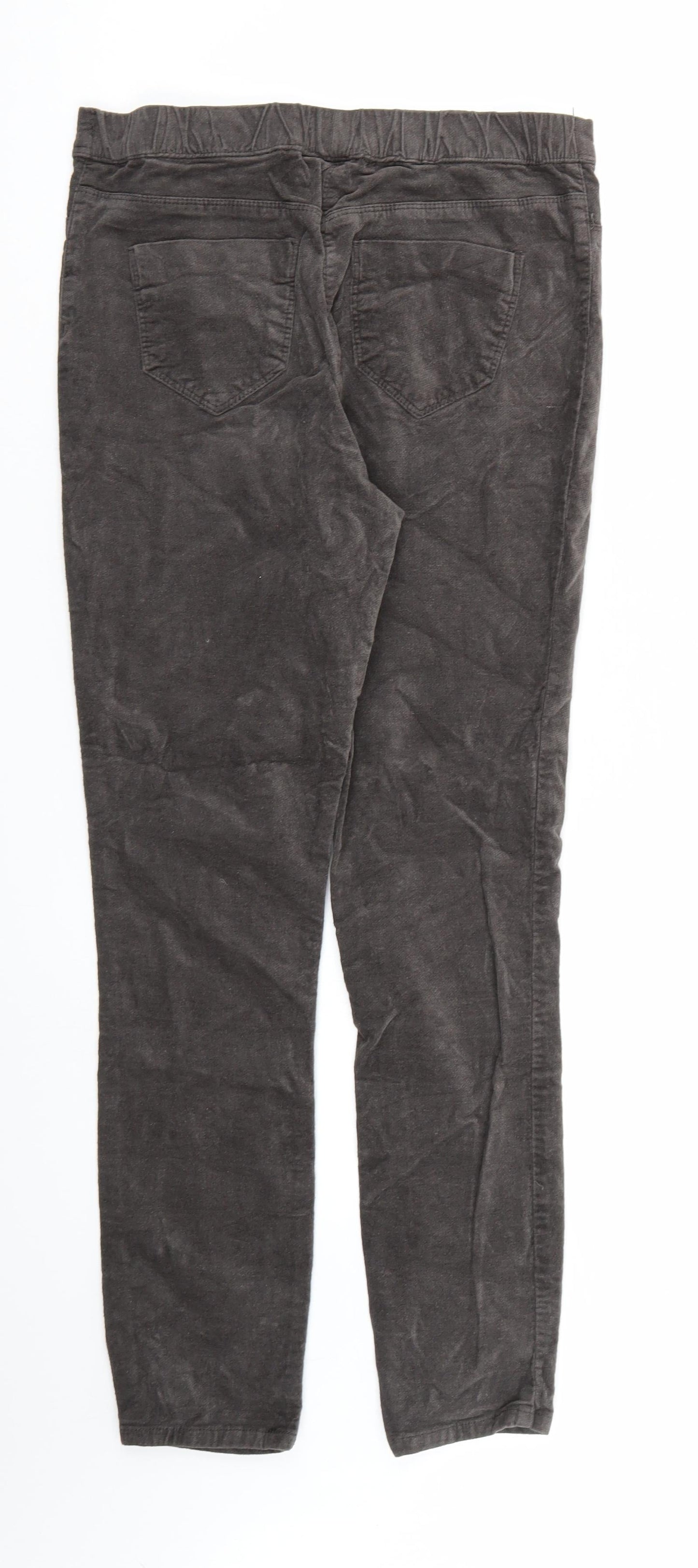 George Womens Grey  Corduroy Jegging Jeans Size 8 L28 in