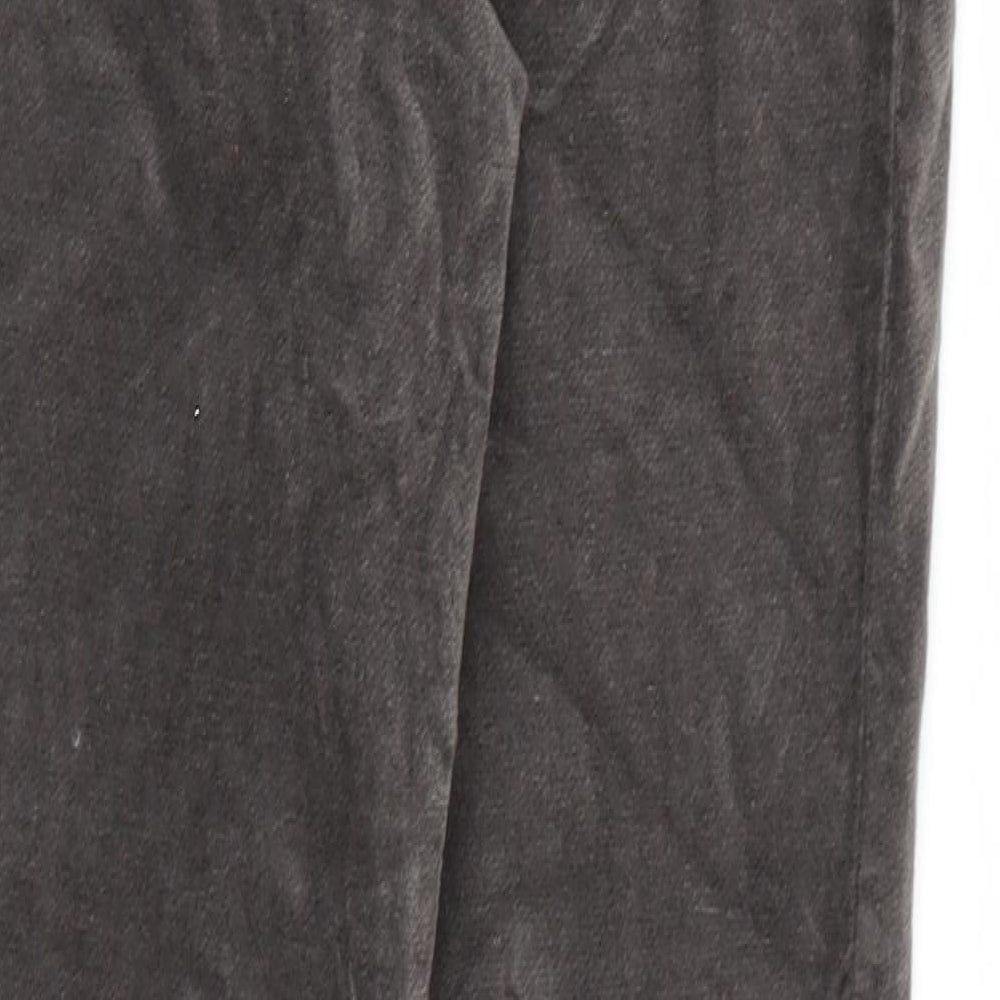 George Womens Grey  Corduroy Jegging Jeans Size 8 L28 in