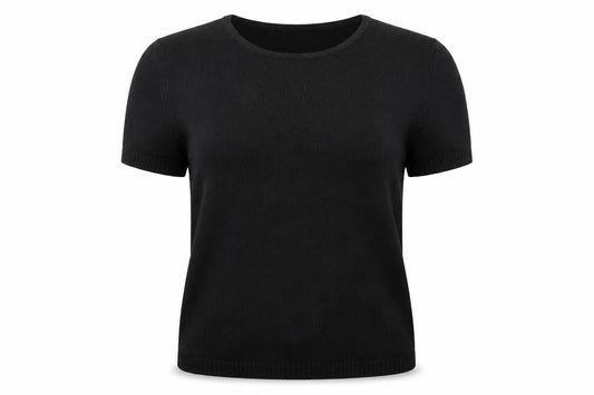Papaya Womens Black  Knit Pullover Jumper Size 8