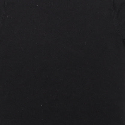 Papaya Womens Black  Knit Pullover Jumper Size 8