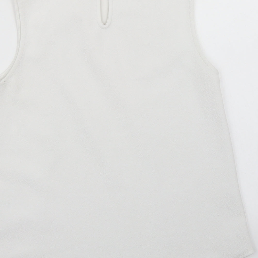 Papaya Womens White   Basic Tank Size 8