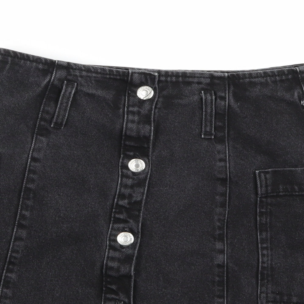 Womens UK Size 28 in Topshop A-Line Denim Skirt
