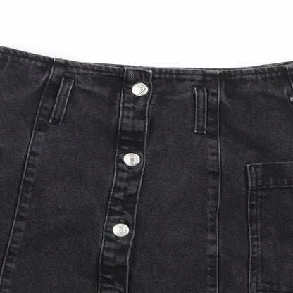 Womens UK Size 28 in Topshop A-Line Denim Skirt