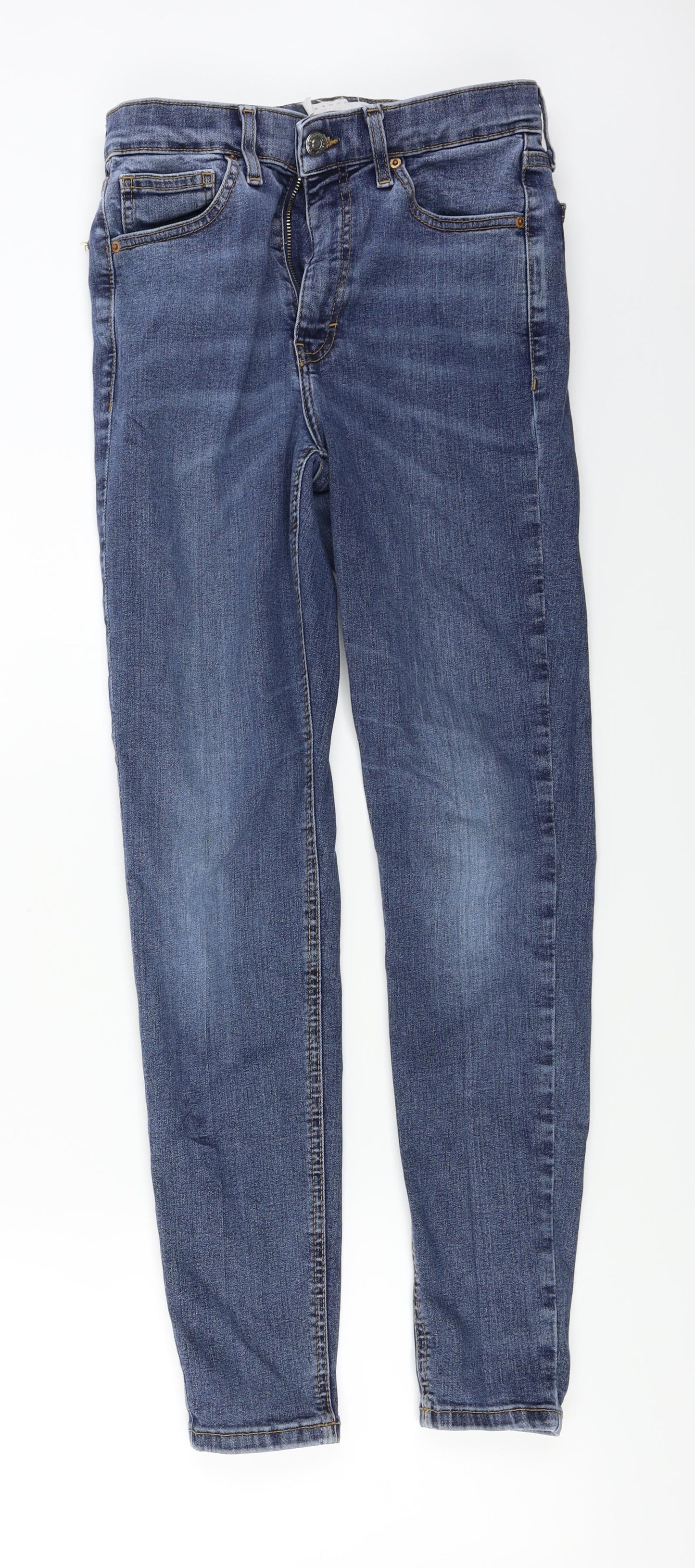 Topshop  Womens Blue   Skinny Jeans Size 28 in L32 in